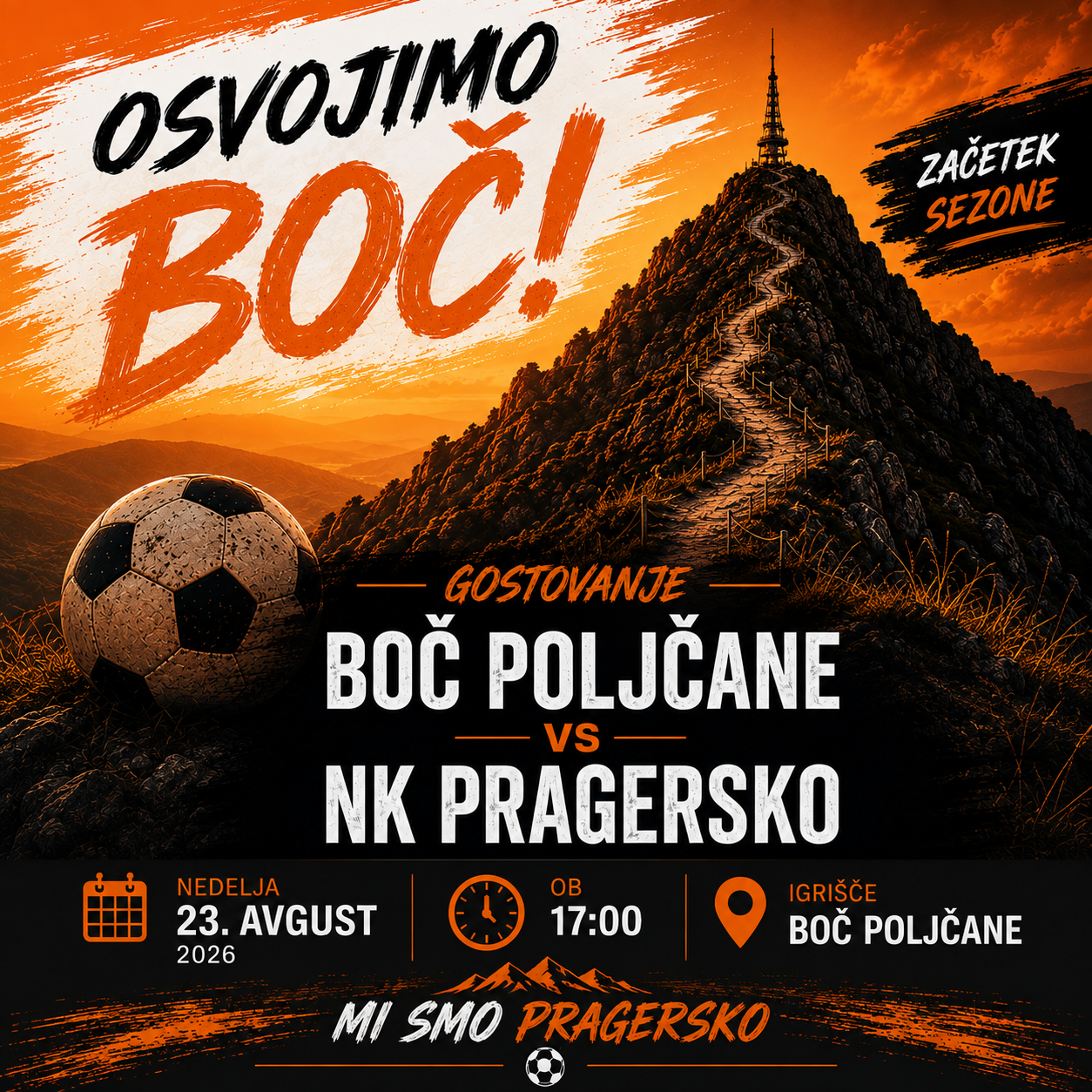 Začetek prvenstva, začetek novega poglavja